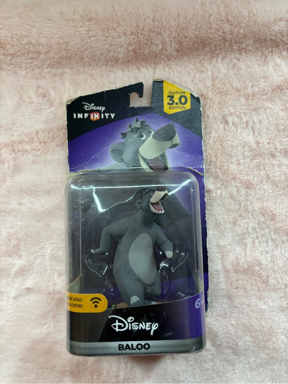 Disney Baloo Figure in Gray and Black Packaging